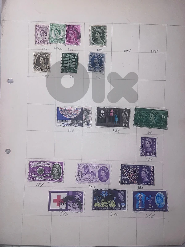 Queen Elizabeth stamps