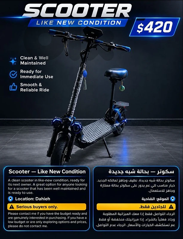 electric scooter