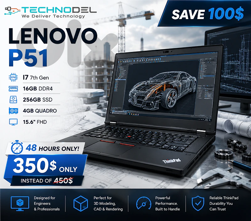 LENOVO  WORKSTATION  i7  16GB  Nvidia Quadro VGA