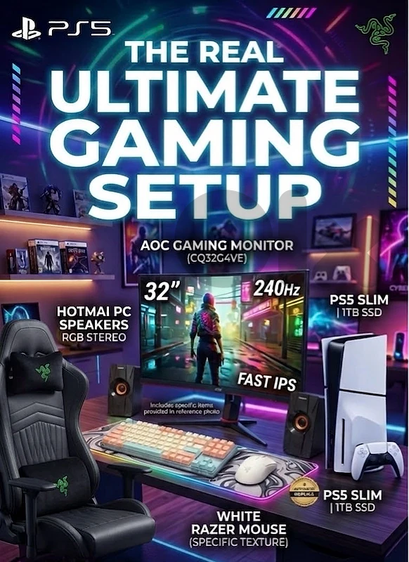 2 weeks used gaming setup