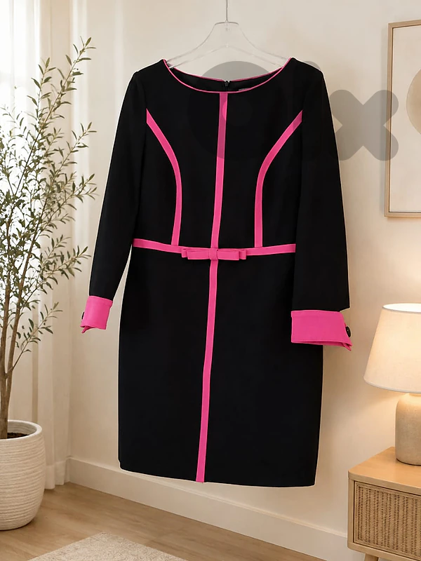 Black and Pink dress