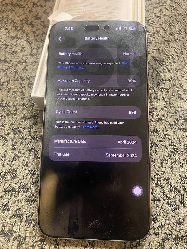 iphone15 promax 256gb + airpods 4 noise cancelation