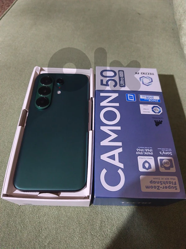 Tecno camon 50 ultra 256 12+12 g used 2 days