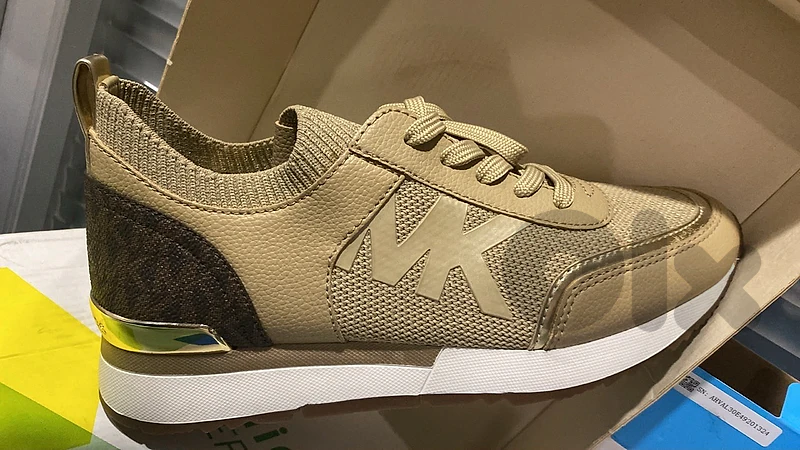 Michael Kors Olympia Logo Jacquard Trainer ( Size 36 Brand new)