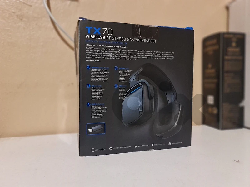 gioteck tx70 wireless headset