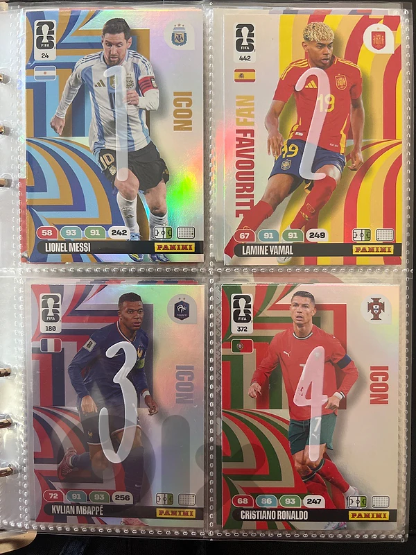 150 Panini Adrenalyn XL Special Cards – Icons, Goal Machines & More