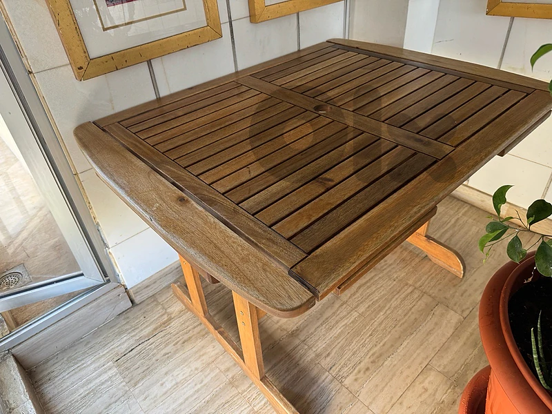 wooden expadable table