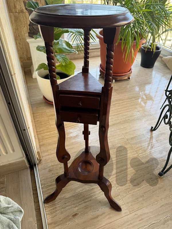 wooden stand table