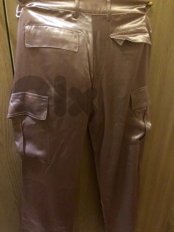 pink satin pant