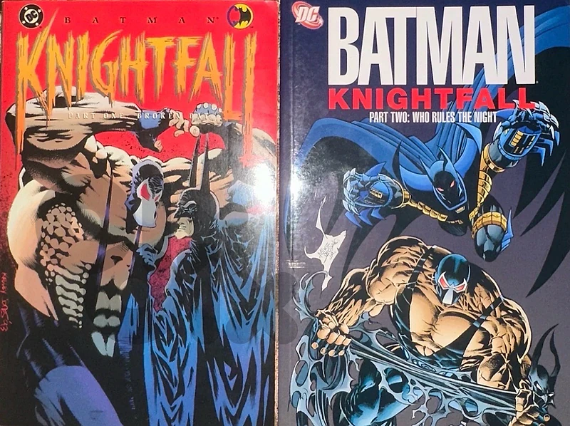 Dc Batman comic books knightfall part 1-2