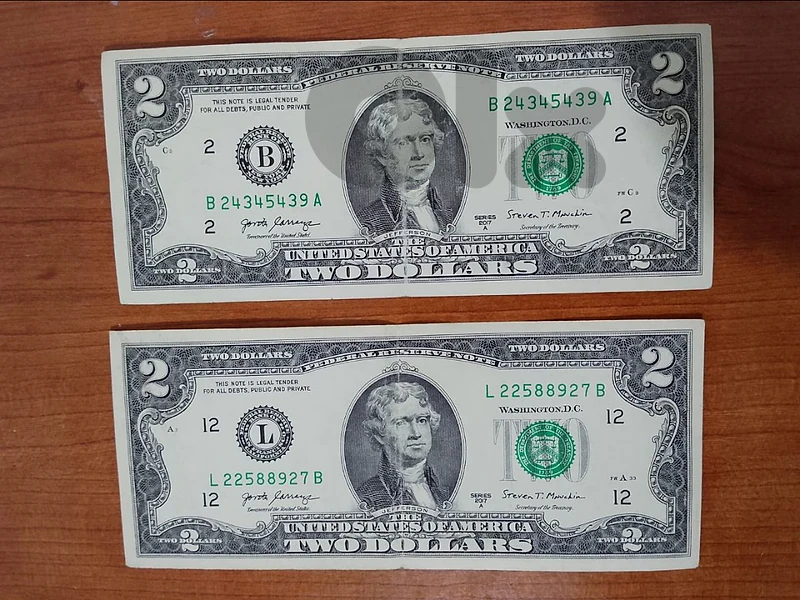 2 dolar usa 2017