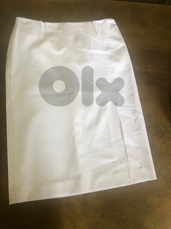 white skirt