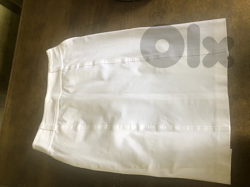 white skirt