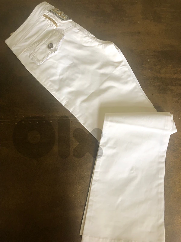 new white offwhite pant