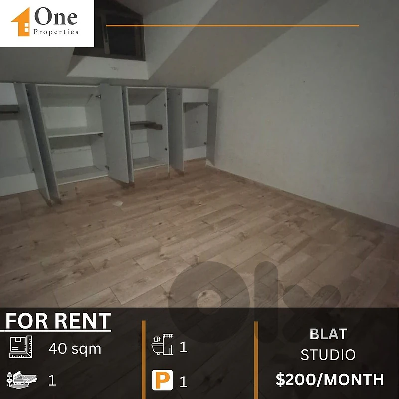 STUDIO FOR RENT IN BLAT