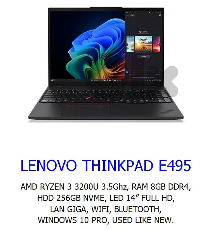 Lenovo Thinkpad E495 like new!