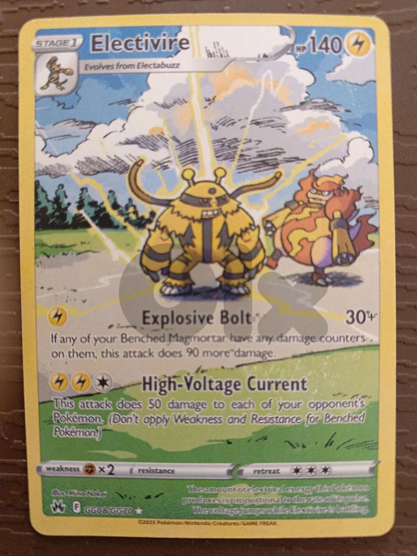 pokemon card electivire full art original for sell