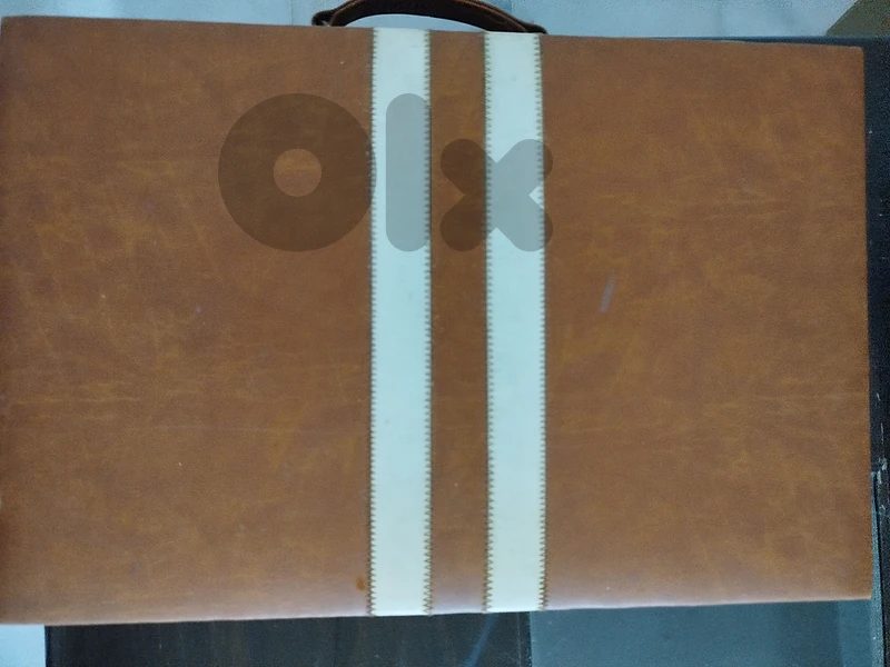 Vintage Real Leather Tables Game / Tawle