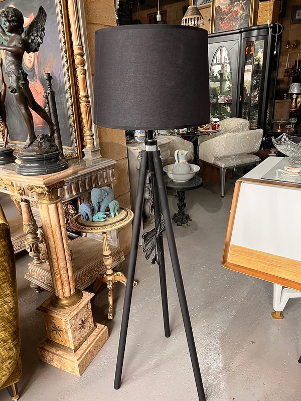 tall lamp globe black