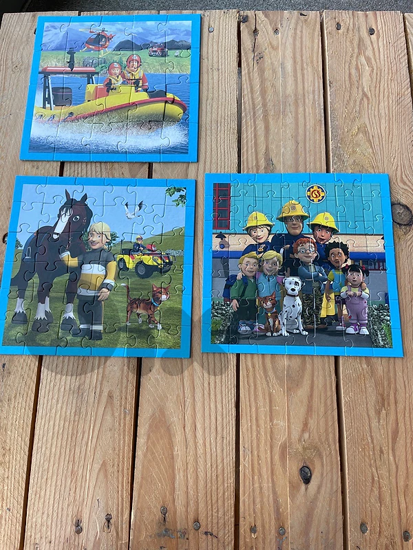 Fireman Sam 3 in 1 Puzzle Trefl