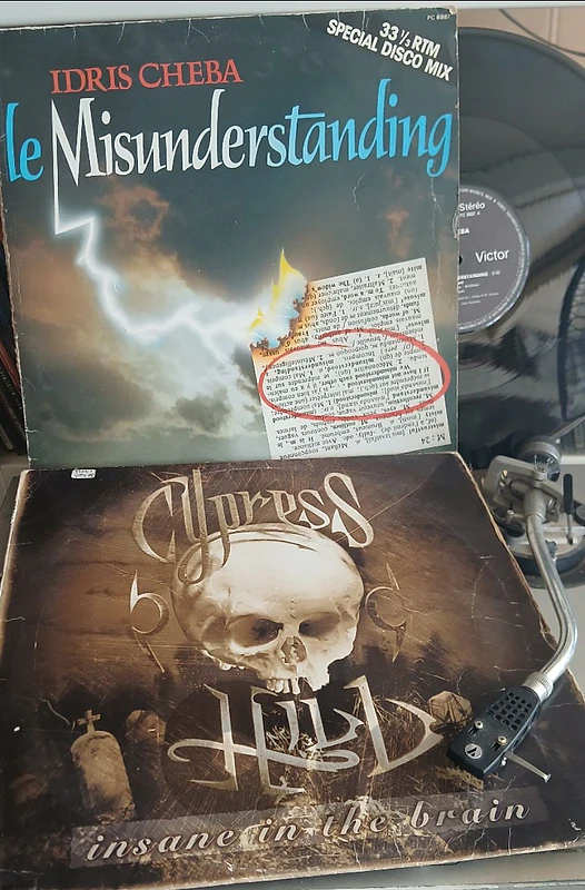 idriss cheba  / cypress hill  - vinyl record