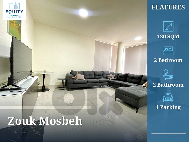 Furnished 120 SQM Apartment For Rent In Zouk Mosbeh #RK17825