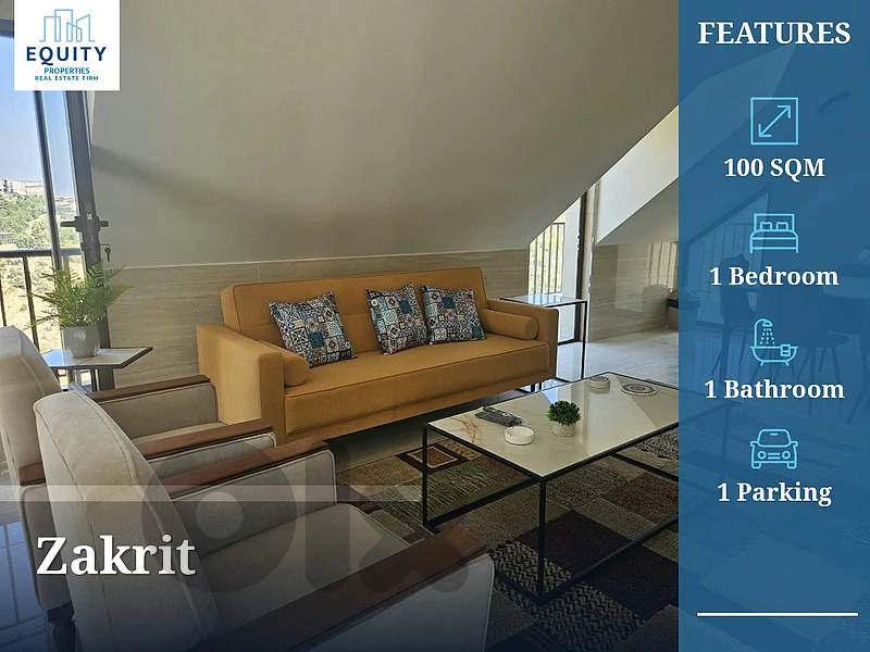 Furnished 100 SQM Studio For Rent In Zakrit #CK17446 Furnished 100 SQM Studio For Rent In Zakrit #CK17446