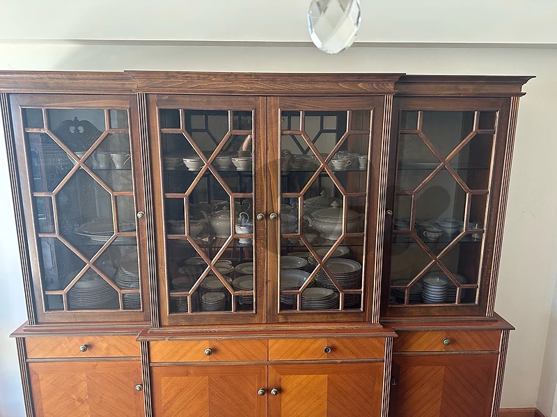 wooden display cabinet