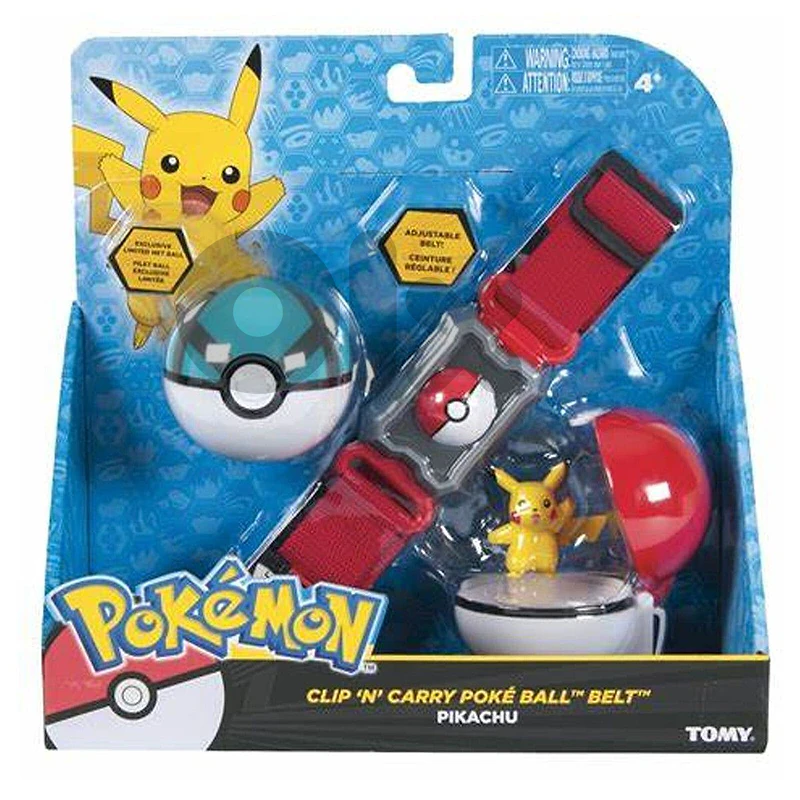 Pokemon Clip 'N' Carry Poke Ball & Net Ball Belt NEW