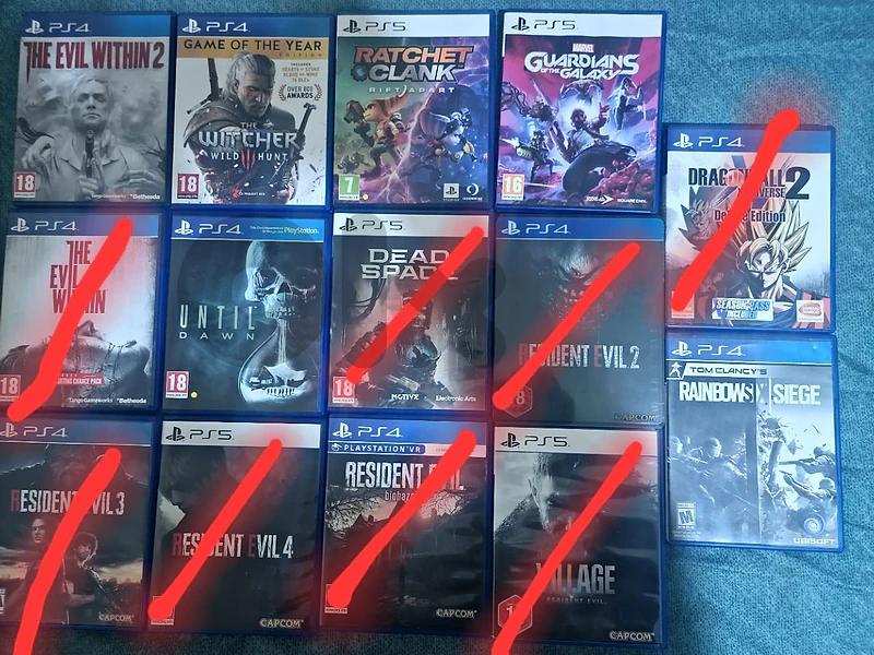 PS4 and PS5 Games for sale
