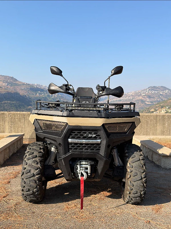 FOR SALE: 2025 Linhai 320cc 4x4–Mint Condition with Custom Lighting