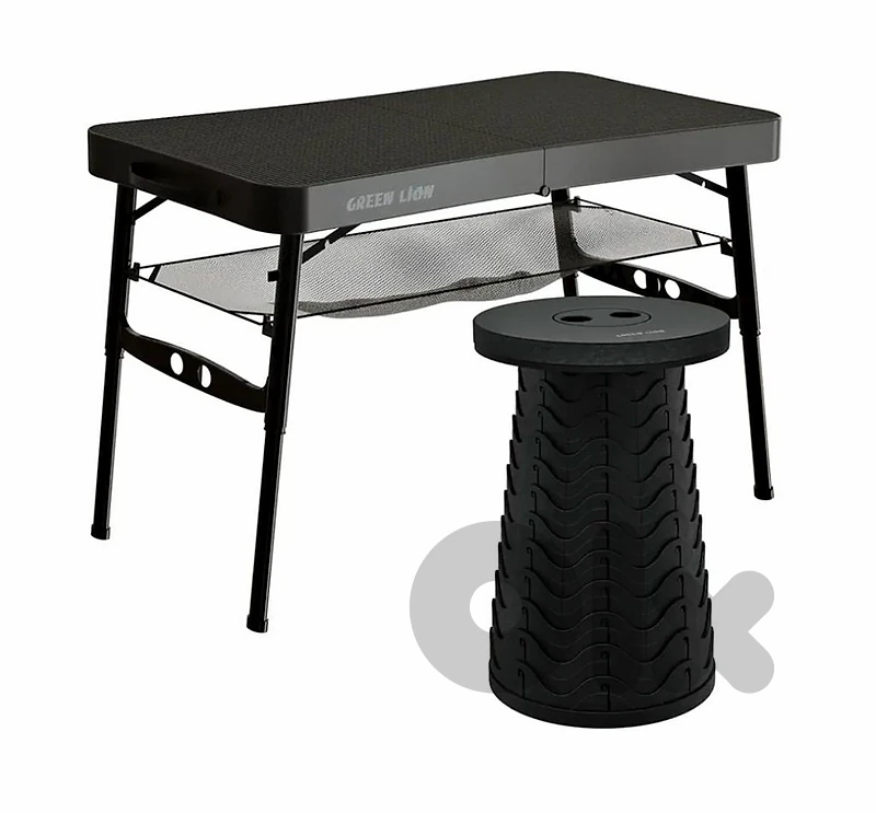 foldable table and stool