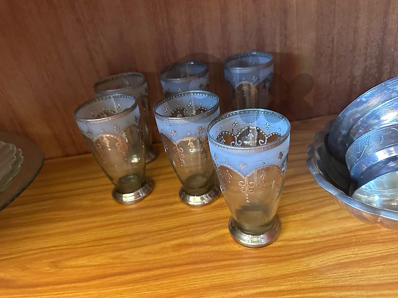 vintage decorative glasses