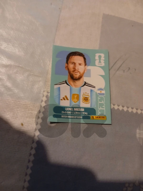 messi panini sticker