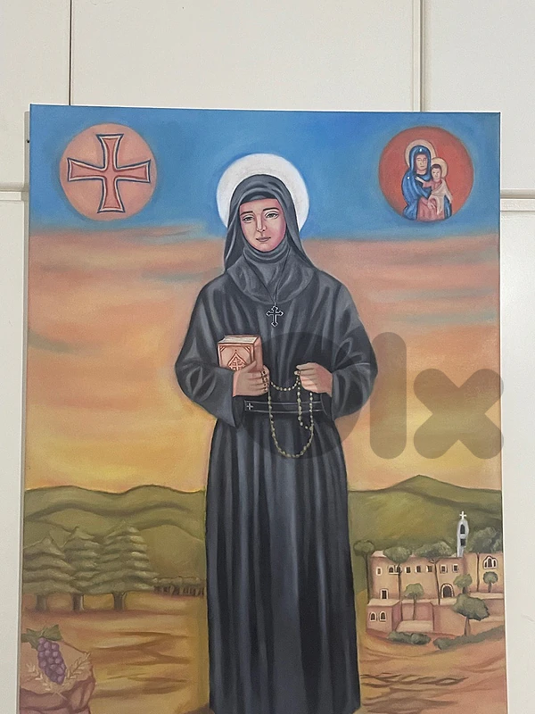 ste rafqa painting oil 60x80