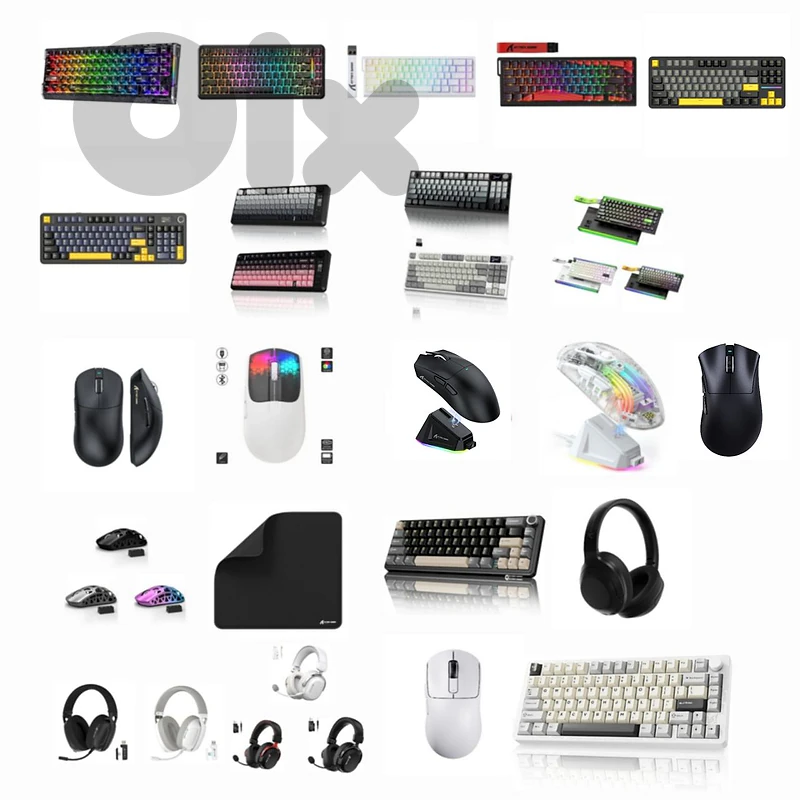 Attack Shark Keyboard, Mouse, Mousepad, Headset