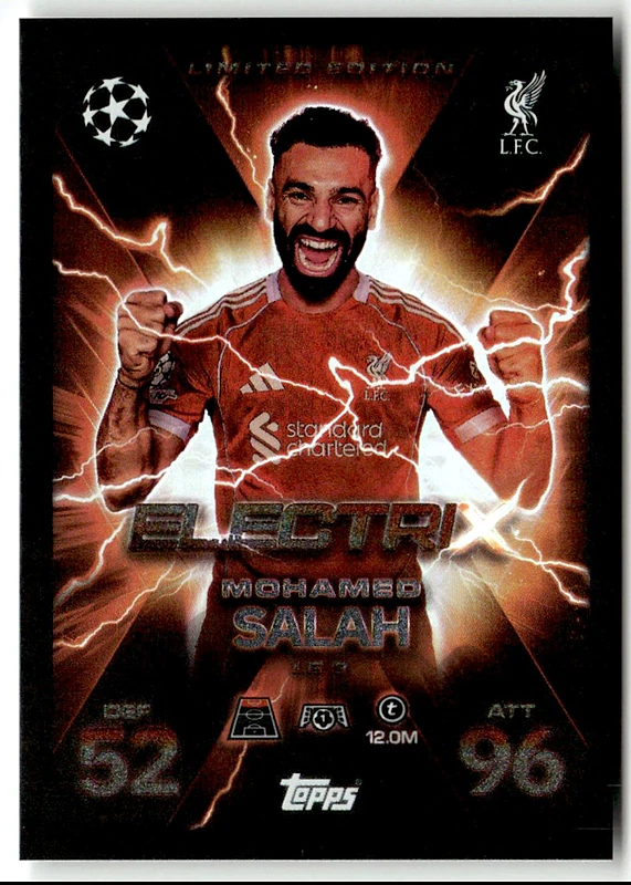 LE3 Mohamed Salah 2025-26 Topps - Limited Edition ElectriX