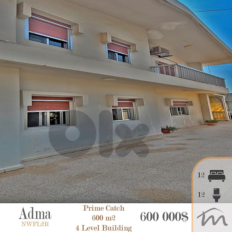 Adma | Total~4 Apartments All for 600,000$ | Stand Alone 4 Level BLDG