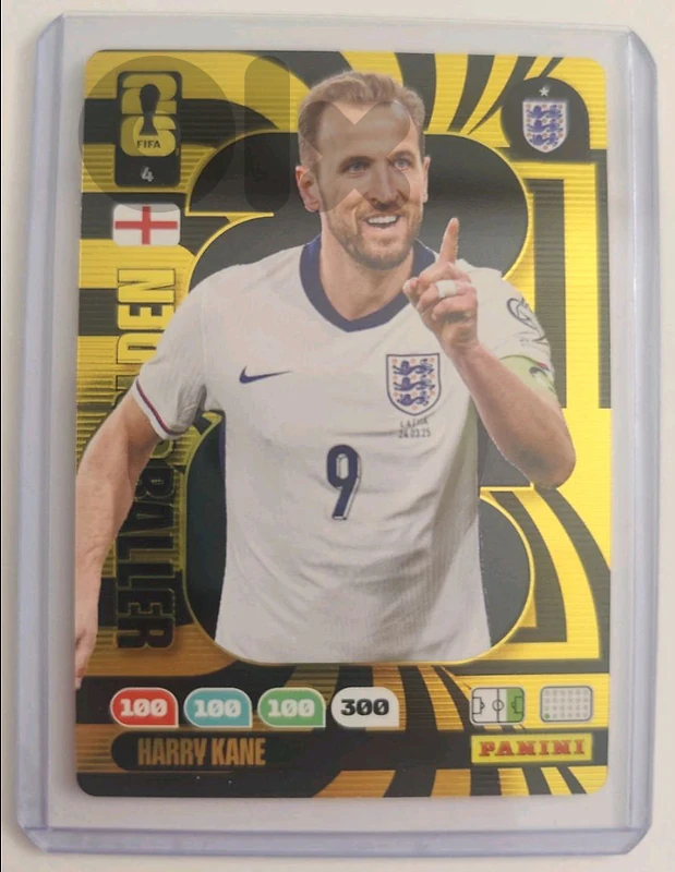 Panini FIFA World Cup 2026 Harry Kane Golden Baller #4 England