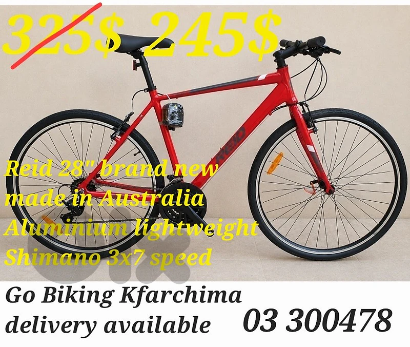 Reid bikes Road, Hybrid & mountain bikes one year warranty