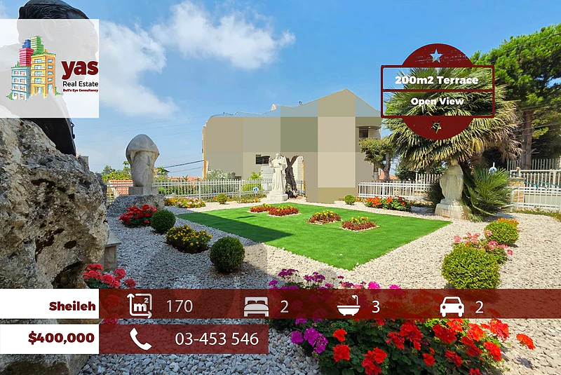 Sheileh 170m2 | 200m2 Terrace | View | Classy Street | TO