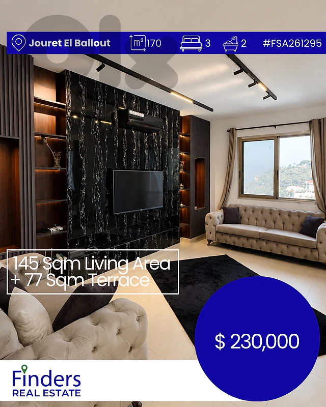 Apartment for sale in Jouret El Ballout! شقة للبيع في جورة البلوط!