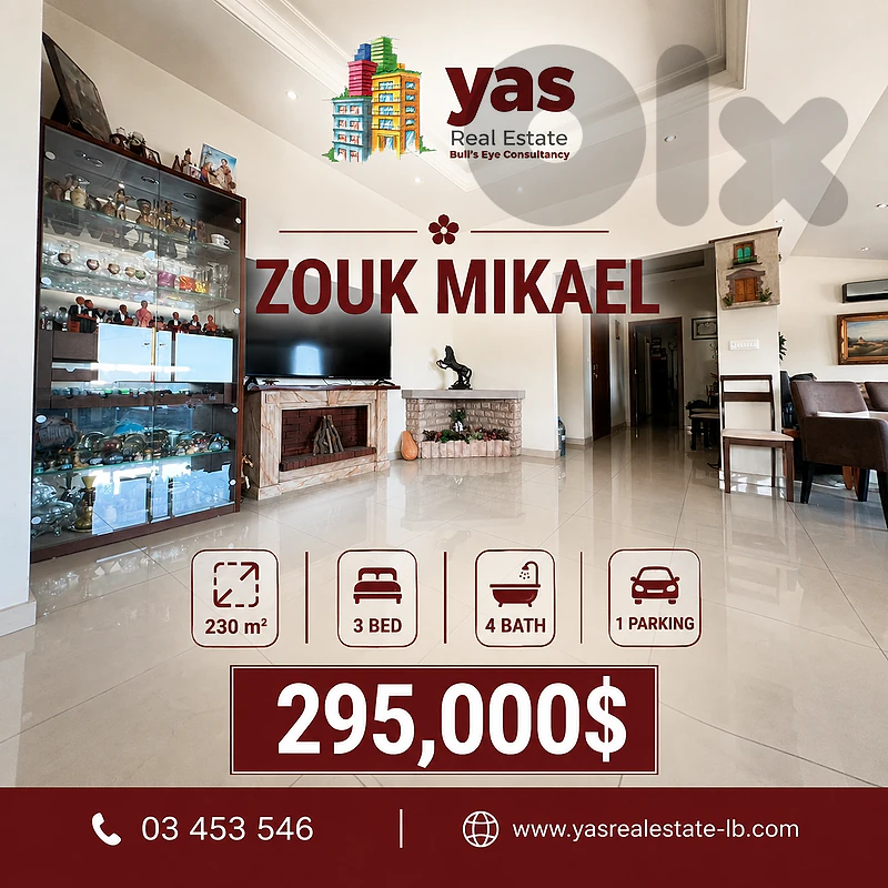 Zouk Mikael 230m2 | Dead End Street | Upgraded | Killer View | EH/EL |