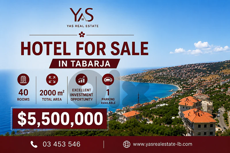 Hotel For Sale in Tabarj 2000m2 | Hot Deal | Panoramic View | TYT |