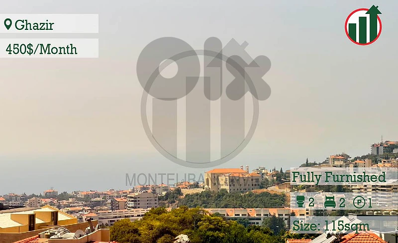 Fully Furnished Apartment for Rent in Ghazir !!
