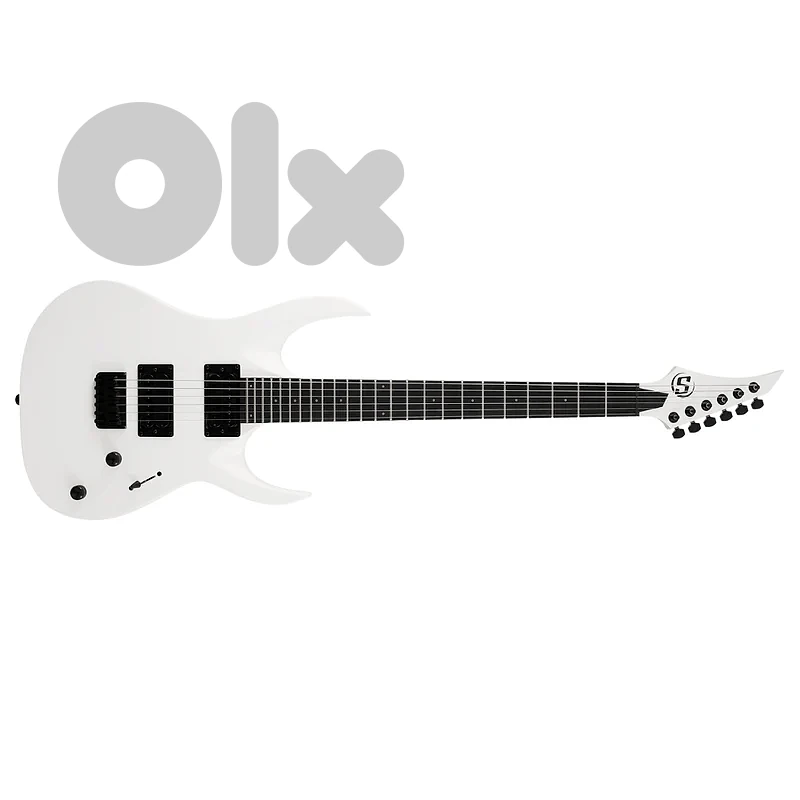 S by Solar AB4.6W Electric Guitar White Matte