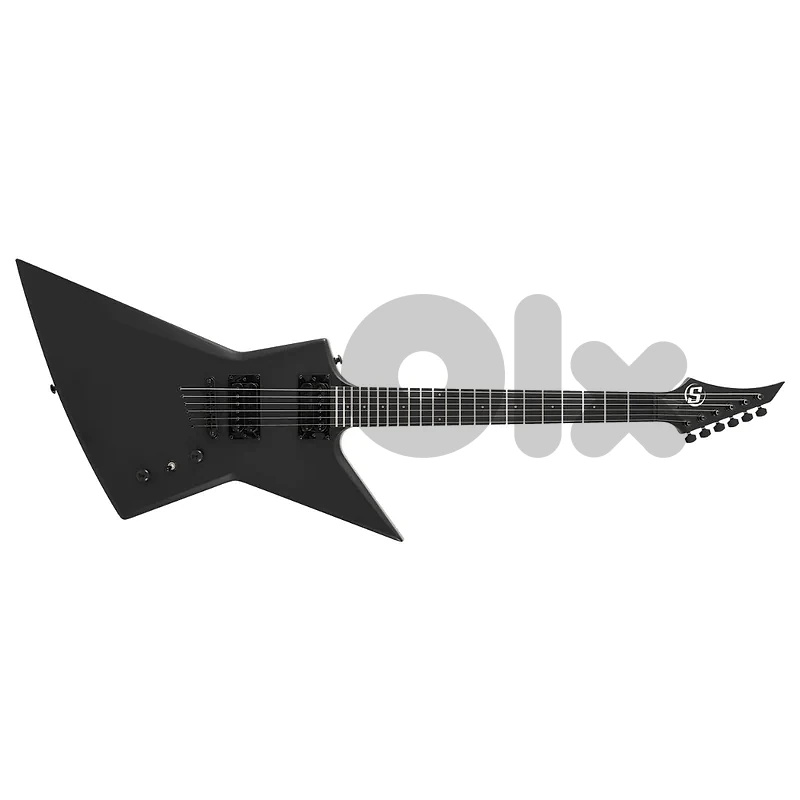 S by Solar EB4.6C Electric Guitar – Carbon Black Matte (Gig Bag Includ