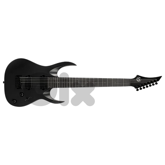 S by Solar AB4.7C 7-String Electric Guitar – Carbon Black Matte