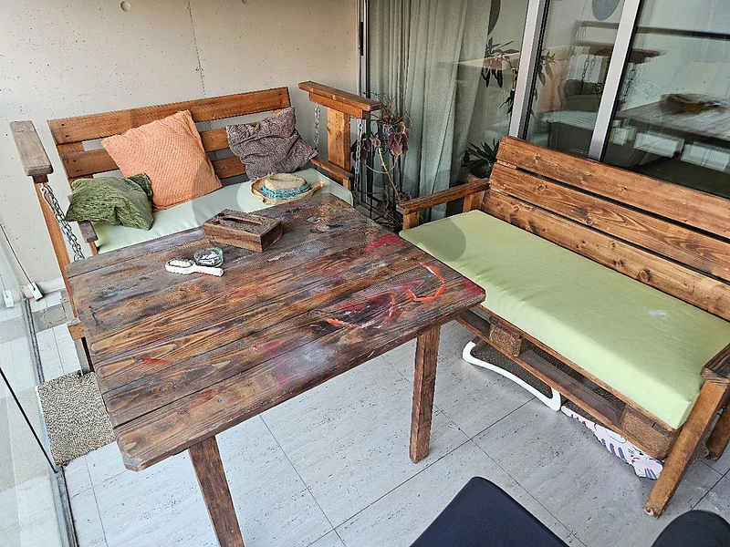 rustic terrace