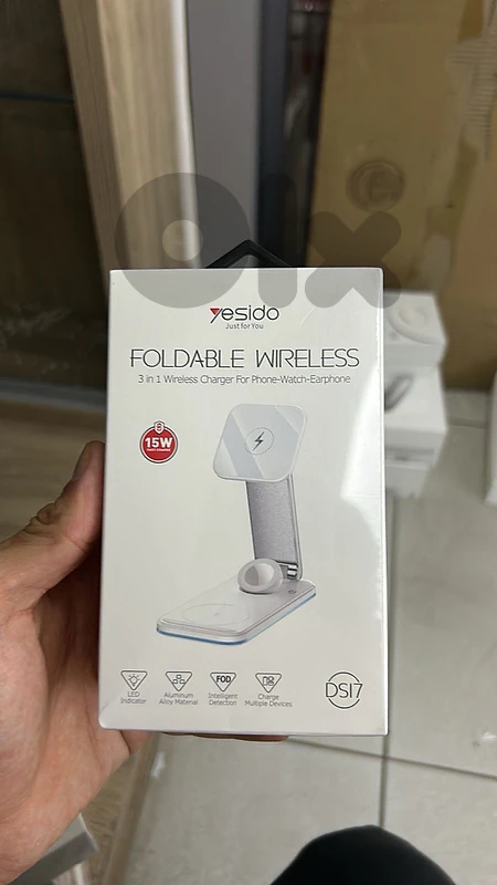 Yesido foldable wireless 3 in 1 wireless charger